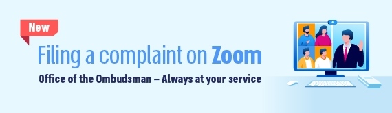 Remote reception of complaints via Zoom