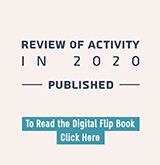 Review of Activity in 2020 - Published – To Read the Digital Flip Book Click Here