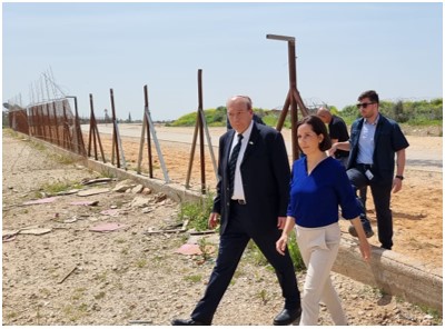 State Comptroller's Tour of the Separation Fence Breach (March 31, 2022)