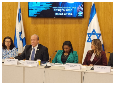 State Comptroller and Ombudsman, Matanyahu Englman, at event marking Children’s Day at the Knesset (29.11.22)