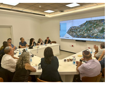 State Comptroller Matanyahu Engelman and senior government officials conducted a tour in Ashkelon and the Ashkelon Coast Regional Council (26.10.23)