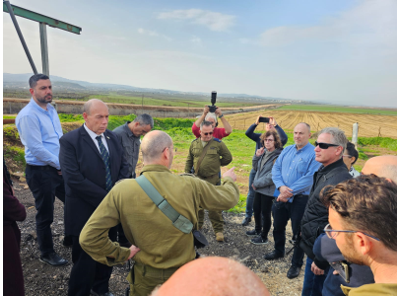 Comptroller Englman at the Jenin-Gilboa Border: "Security Measures in the Seam Line Area Must Be Adapted to the Risk of Terrorists Penetrating from the West Bank" (4.1.24)