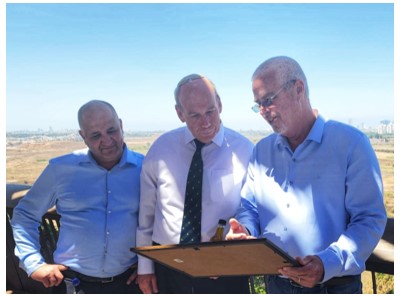 State Comptroller Matanyahu Engelman in Ariel Sharon Park (Hiriya): "Completing the development of the green lung of the Dan Metropolitan Area is very important" (July 25th, 2022)